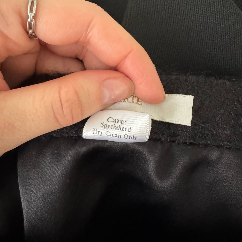 RODARTE Black Wool Pencil Skirt - Picture 8 of 8